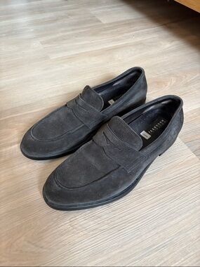 Fratelli Rossetti brown suede loafer